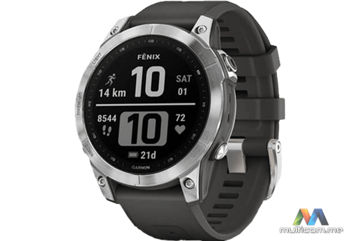 Garmin Fenix 7 Silver Graphite Smartwatch