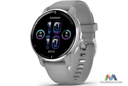 Garmin Venu 2 Plus (Powder Gray Silver) Smartwatch
