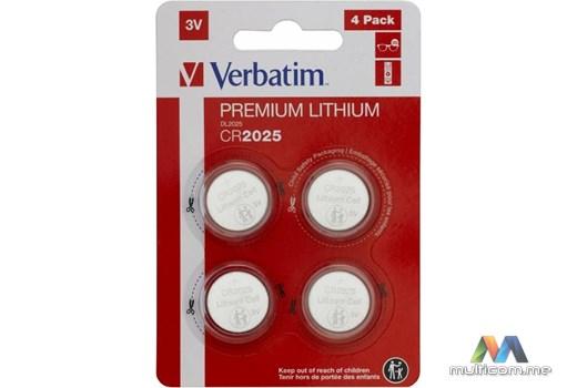 Verbatim CR2025 3V 49532 4kom Baterija