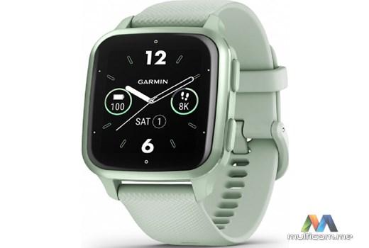 Garmin Venu Sq 2 (Metallic Mint Bezel)  Smartwatch