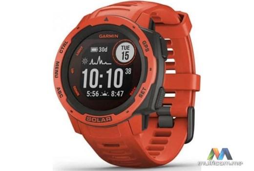 Garmin Instinct SOLAR (Flame Red) Smartwatch