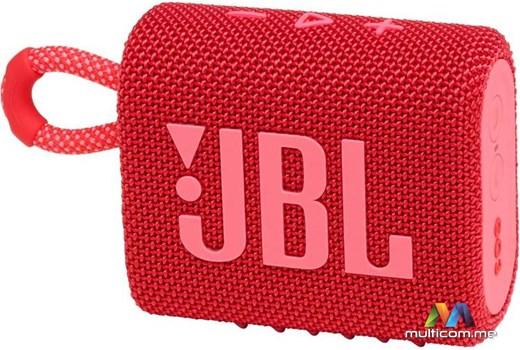 JBL GO 3 (Crvena) Zvucnik