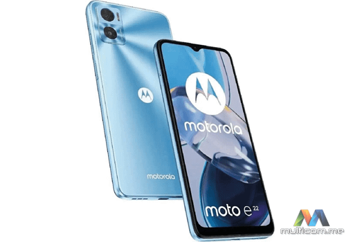 Motorola Moto e22 4GB 64GB (Crystal Blue) SmartPhone telefon