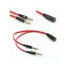 E-GREEN 3.5mm stereo (F) -2 x 3.5mm stereo (M)