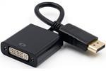 E-GREEN DisplayPort (M) - DVI (F) crni