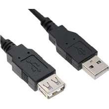 E-GREEN USB A M-F 5m