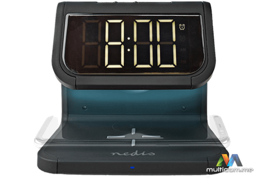 Nedis Budilnik sa bežičnim punjenjem smart home set