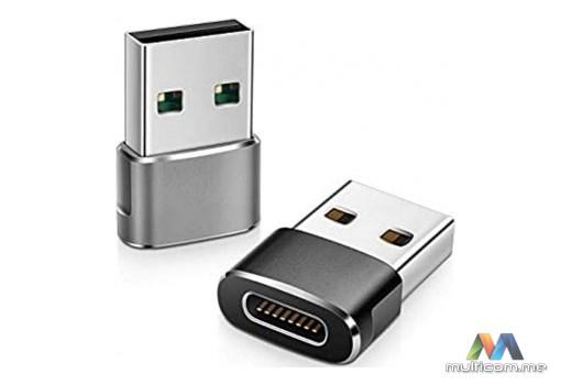 E-GREEN USB A (M) - USB C (F)