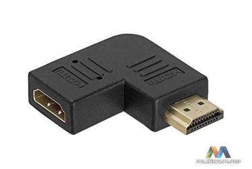 E-GREEN HDMI (M) - HDMI (F) 90 ugao