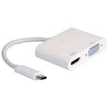 E-GREEN USB 3.1 tip C (M) - HDMI +VGA+2xUSB