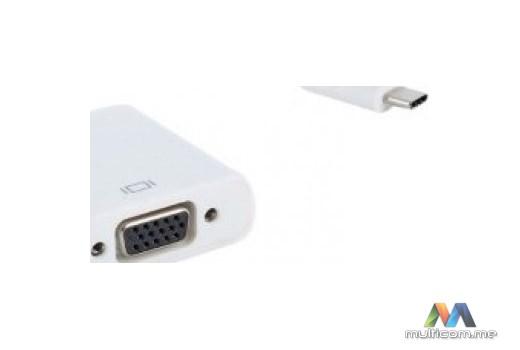 E-GREEN USB tip C (M) - VGA (F)