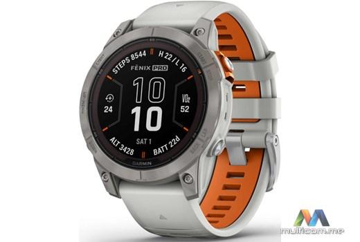 Garmin fenix 7 PRO Sapphire SOLAR Titanium (Fog Gray) Smartwatch