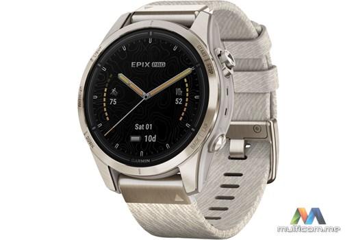 Garmin EPIX PRO g2 42mm Sapphire (Soft Gold Cream) Smartwatch