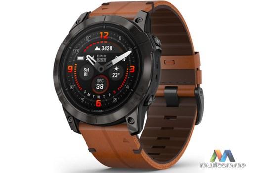 Garmin  EPIX PRO g2 Sapphire Carbon Gray (Leather) Smartwatch