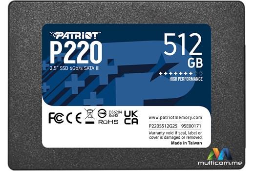 Patriot P220S512G25 SSD disk