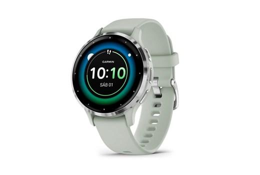 Garmin Venu 3S (Silver/Green) Smartwatch