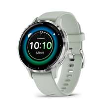 Garmin Venu 3S (Silver/Green)