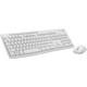 Logitech MK295 Silent Wireless COMBO (bijela) Tastatura i Mis