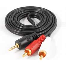 E-GREEN 3.5mm - 2xRCA (1.5m)