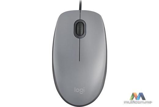 Logitech m110 silent (sivi)