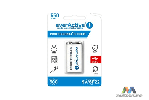 everActive EVHR22-550C Baterija