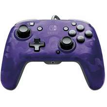 PDP FACEOFF DELUXE CONTROLLER + AUDIO (CAMO Purple)