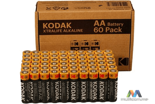 Kodak XTRALIFE (AA 60pcs) Baterija