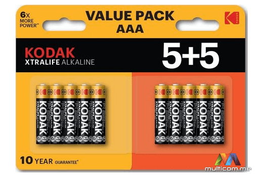 Kodak XTRALIFE (AAA 10pcs) Baterija