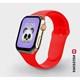 Swissten Apple watch Silicone band 42-49mm (Red)