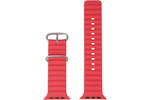 Swissten Apple watch Silicone band Marine straps 42-49mm (Red)