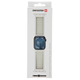 Swissten Apple watch Silicone band magnetic 38-41mm (White/Cappuccino)