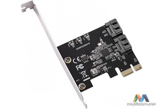 E-GREEN PCI Express kontroler 2-port SATA III