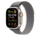 Apple Watch 49mm Band: Green / Gray Trail Loop S / M