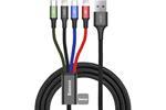 Baseus 4-u-1 kabl - Lightning - Type C - micro USB