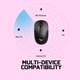 Alcatroz AIRMOUSE PRO 5C (Black) Mis