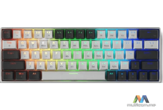 Spartan Gear Pegasus 2 RGB Wireless (White/Grey) Gaming tastatura