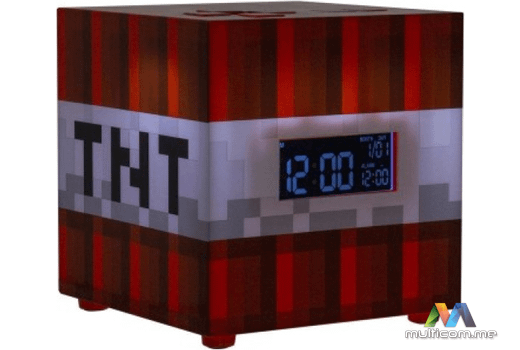 Paladone Minecraft TNT Alarm Clock gaming figura