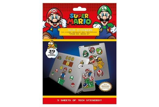 Pyramid Super Mario Mushroom Kingdom Tech Stickers gaming figura