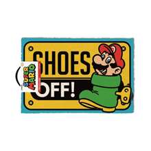 Pyramid Super Mario Shoes Off Colour DoorMat