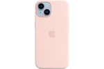 Apple iPhone 14 Silicone Case with MagSafe Chalk Pink