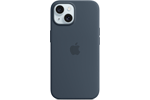 Apple iPhone 15 Silicone Case with MagSafe Storm Blue