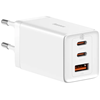 Baseus GaN5 Pro 2xUSB-C / USB 65W (white)