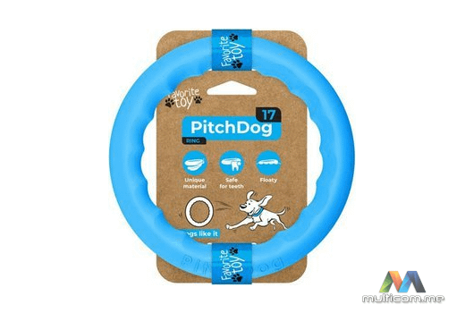 Waudog Pitchdog Frisbee Ring 17cm (Blue) pametna igracka