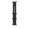 Apple Watch 49mm Band: Black Ocean Band - Black Titanium Finish
