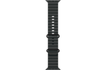 Apple Watch 49mm Band: Black Ocean Band - Black Titanium Finish
