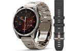 Garmin Fenix 8 47mm Sapphire Titanium Khaki smartwatch
