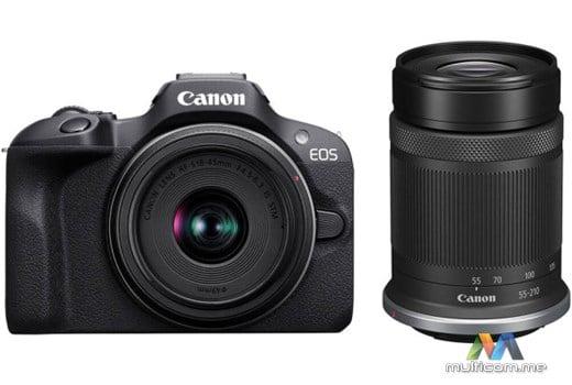 Canon EOS R100 RF 18-45mm + RF55-210mm Digitalni Foto Aparat