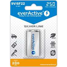 everActive Ni-MH 6F22 9V 250 mAh Silver Line