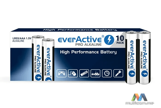 everActive Pro Alkaline LR03 AAA (10 kom.)  Baterija
