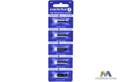 everActive 27A 12V blister (5 kom.) Baterija